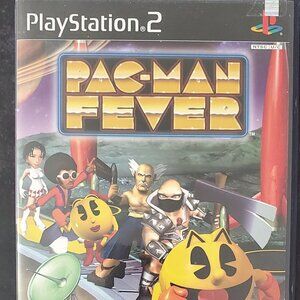 Pac Man Fever Sony PlayStation 2 Video Game  Black Label 2002 Tested/Working
